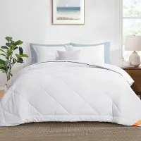 Merkloos Couverture de lit 200x220 cm, idéale pour des nuits douces, en microfibre, 150 g/m², légère