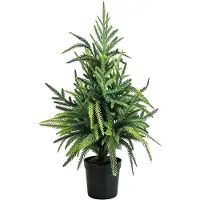 Tissting Arbre de Noël artificiel en forme de pin de Norfolk, 60 cm, arbre décoratif