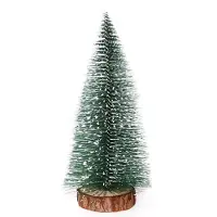 Sonstiges Mini sapin de Noël artificiel, lot de 2, 25 cm, vert, PVC/bois