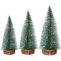 Sonstiges Petits sapins de Noël artificiels, 9 pièces, couleur verte, 15-25 cm, pour la décoration de table et les travaux manuels