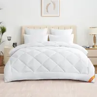 Merkloos Couverture de lit toute saison, 220 x 240 cm, 300 g/m², en microfibre, pour chambre à coucher