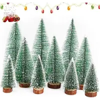 Sonstiges Mini sapin de Noël artificiel, 3 tailles, 10/15/20 cm, lot de 10
