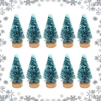 Sonstiges Mini sapin de Noël artificiel, 6,5 cm, décoration de table, lot de 10