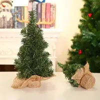 Sonstiges Lot de 2 sapins de Noël artificiels, tailles mini : 20 cm et 30 cm