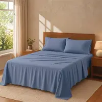 Merkloos Ensemble de literie 3 pièces, en microfibre polyester, pour lit de 135 cm de largeur, idéal pour une chambre