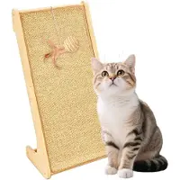 Merkloos Arbre à chat Kratzbaum, 69 cm, en forme de L, en sisal, avec jouet, pour chats