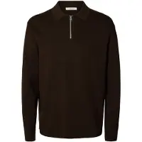 Selected Pull-over 'SLHTeller' brun foncé