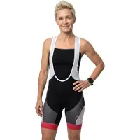 Massi Pro Team Bib Shorts Noir L Femme