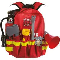 Tachan Sac à Dos De Pompier Avec 6 Accessoires