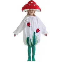 Creaciones Llopis Mushroom Girl Costume Blanc 24 Months-3 Years Enfants