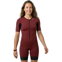 Sailfish Aerosuit Perform 2 Short Sleeve Trisuit Rouge M Femme