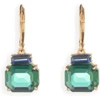 Ralph Lauren Boucles d'oreilles 'KENSINGTON FW26' bleu marine / or / émeraude