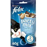 Purina Casse-croûte Felix Party Mix Dairy Delight 60g 8 Unités