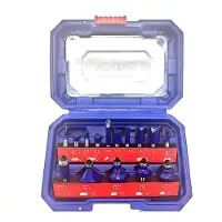 Workpro Milling Cutters Bit 15 Pieces Violet