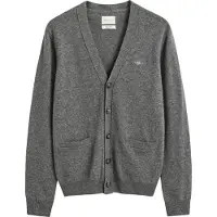Gant Vestes en maille gris chiné