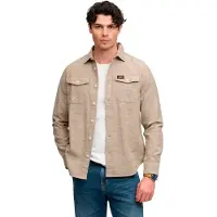 Superdry Chemise à Manches Longues Herringbone Workwear