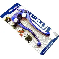 Vparts Paire De Levier Frein Bleu Droit Pour Scooter Peugeot 50 Speedfight 1 Neuf