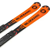 Blizzard Firebird Sl Racing Flat+plate Junior Alpine Skis Orange 149 Enfants