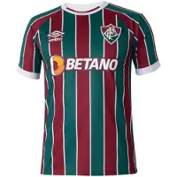 Umbro Fluminense Fc 25/26 Home Short Sleeve T-shirt Rouge S Homme