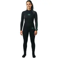 Ocean & Earth Combinaison En Néoprène à Manches Longues Et Fermeture éclair Dans Le Dos Pour Femme Surf School 3 Mm