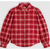 Levi's Juna Western Long Sleeve Shirt Rouge S Femme
