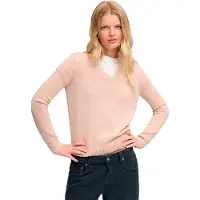 Superdry Pull à Col En V Washed Jumper