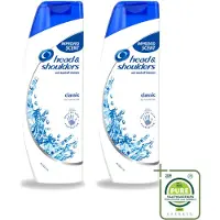 Head & shoulders 2 flacons de shampooing Classic Clean - 250 ml - Lot de 2