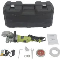 OEM Fraiseuse à rainure manuelle, puissance de 4000 W, profondeur et largeur réglables, de couleur verte