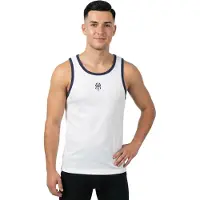 Grimey Sweet Science Fitted Sleeveless T-shirt Blanc L