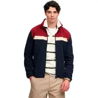 Superdry Tricolour Fleece Through Full Zip Sweatshirt Bleu 3XL Homme