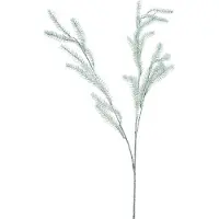 Nobrand No brand branche artificielle sapin blanc 105 cm | 12 pièces