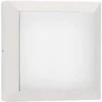Albert Applique carrée Parel 19cm-blanc