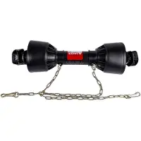 StarTech.com Arbre de transmission PTO - Type T1 - Longueur 500–650 mm - Couple 210 Nm - 540 tr/min - 18 kW - Diamètre 3,49 cm, 6 rainures en V