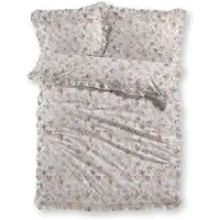 Merkloos Housse de couette en coton Briar à volants, 200x200/220 cm, pour chambre à coucher