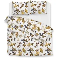 Merkloos Housse de couette en flanelle, blanche, 200x200/220 cm, idéale pour l'hiver