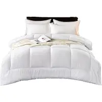 Merkloos Couverture super king size, chaude, 220x260 cm, avec 2 taies d'oreiller, pour chambre à coucher