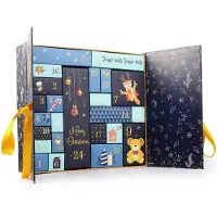 Sonstiges Calendrier de l'Avent à remplir, 24 boîtes colorées, réutilisables, dimensions : 33 x 30,5 x 8,5 cm