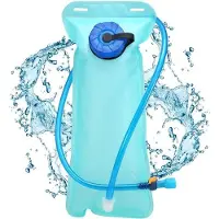 OEM Tuyau d'eau portable de 2 litres - Tuyau d'eau bleu - Confortable à porter - Idéal pour le vélo, la course à pied et la randonnée