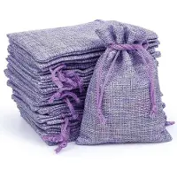 Sonstiges Calendrier de l'Avent à remplir, 24 petits sacs en lin, 10 x 14 cm