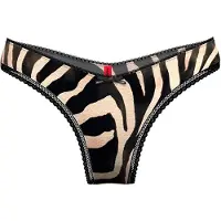 HUGO Unique 10273201 Red Thong Beige S Femme