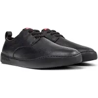 Camper pour homme. K100977-004 Chaussures Peu Touring en cuir noir (41), Plat, Lacets, Casuel