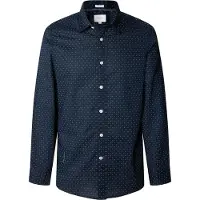 Pepe Jeans pour homme. PM3090837 Chemise Craig navy (L), Casuel, Coton, Manche longue, Marine