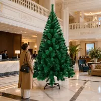 ACXIN : Sapin de Noël artificiel blanc de 2,4 mètres, avec système d'assemblage à connecteurs. Facile à monter sans outils, ne perd pas ses aiguilles, fabriqué en PVC durable. Montage simple