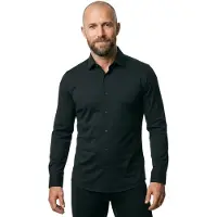 HUGO Kenno 10272834 Long Sleeve Shirt Noir 45 Homme