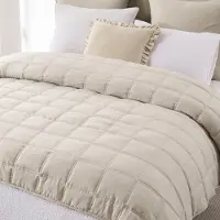 Merkloos Couverture en microfibre, 200x220 cm, douce, pour lit et canapé