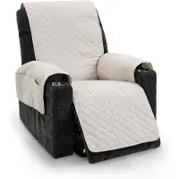 Merkloos Housse de fauteuil imperméable, réversible, antidérapante, 1 pièce, pour fauteuil relax