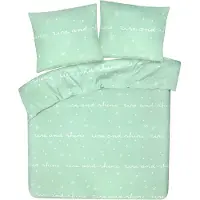 Merkloos Housse de couette 200x200 cm, 100% coton, respirante, pour chambre à coucher