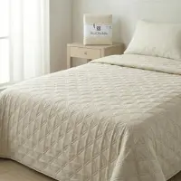 Merkloos Couverture légère en polyester, 245 x 255 cm, pour lit double, idéale pour l'été