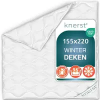 Merkloos Couverture d'hiver en microfibre, respirante, 155x220 cm, idéale pour les nuits froides