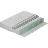 Merkloos Matelas à ressorts ensachés indépendants, dimensions 90 x 200 cm, hauteur 20 cm, pour adultes et enfants